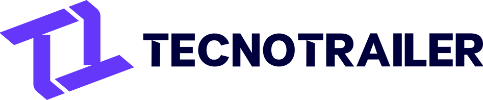 Logo da Tecno Trailer com o símbolo e mais o texto